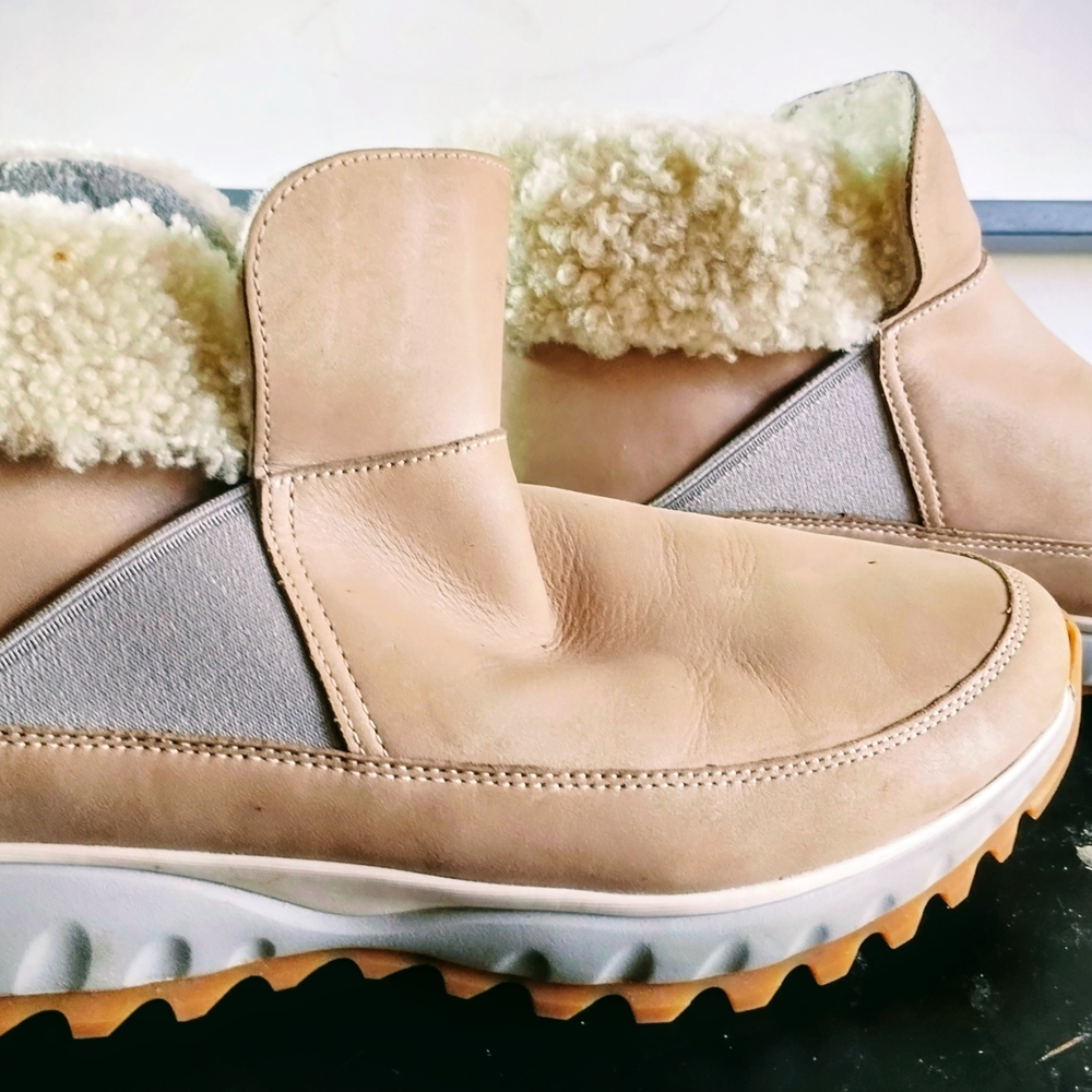 COLE HAAN Women's Tan Ankle Boots